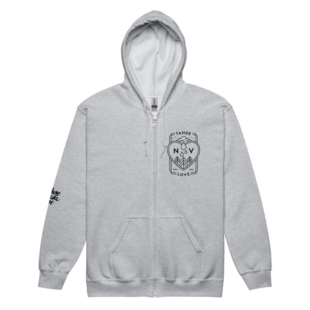 HEART DROP Full-Zip Hoodie