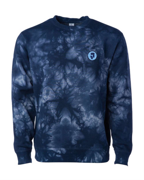 TIE-DYE LOGO Crewneck – Tahoe Nevada Love