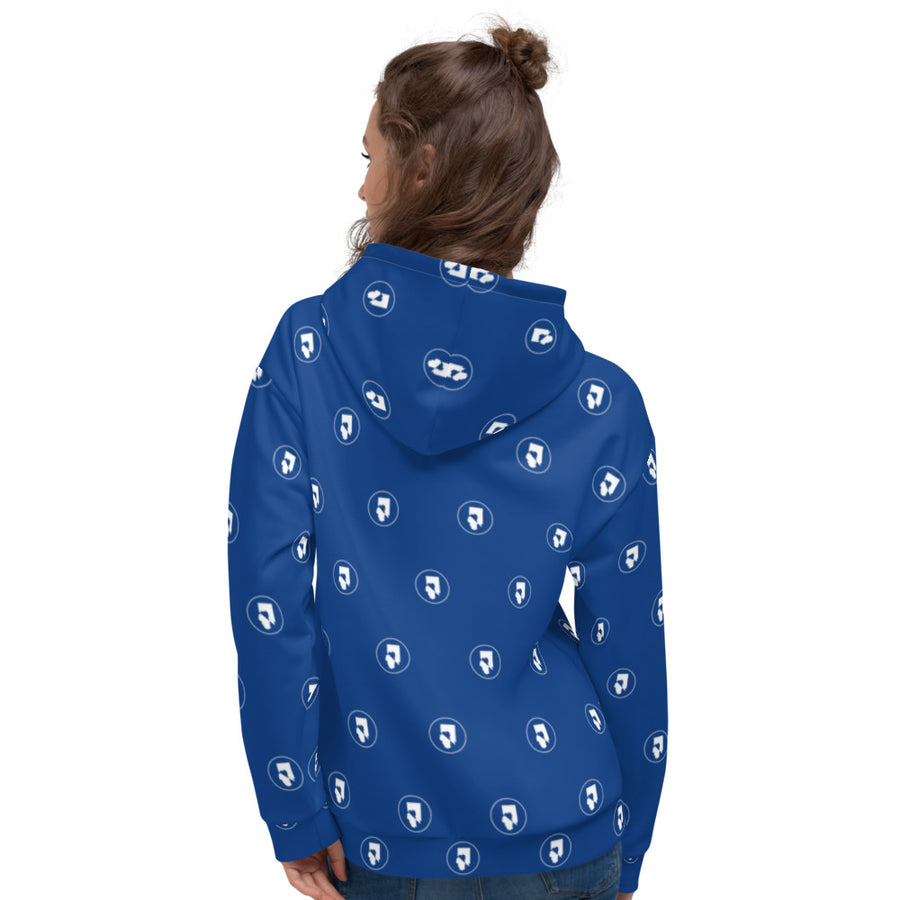 CIRCLE LOGO All-Over Print Unisex Hoodie