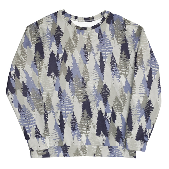 WINTER TREES CAMO All-Over Crewneck