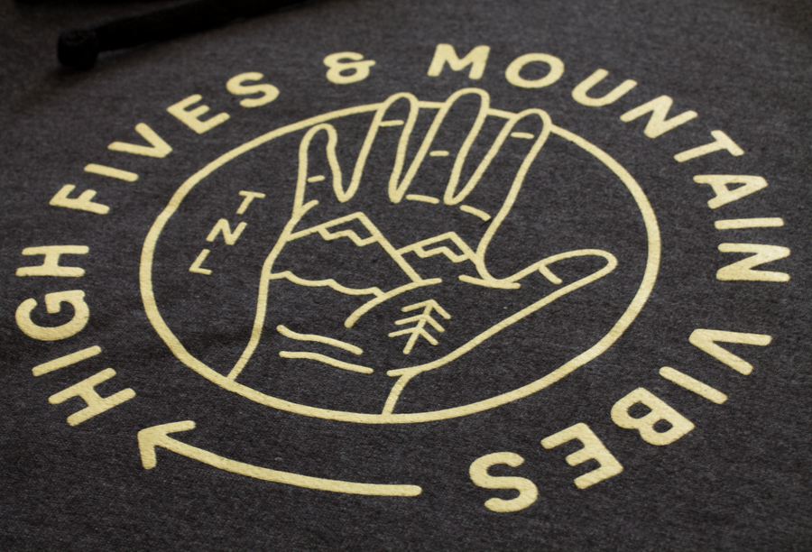 Mountain Vibes & High Fives Hoodie