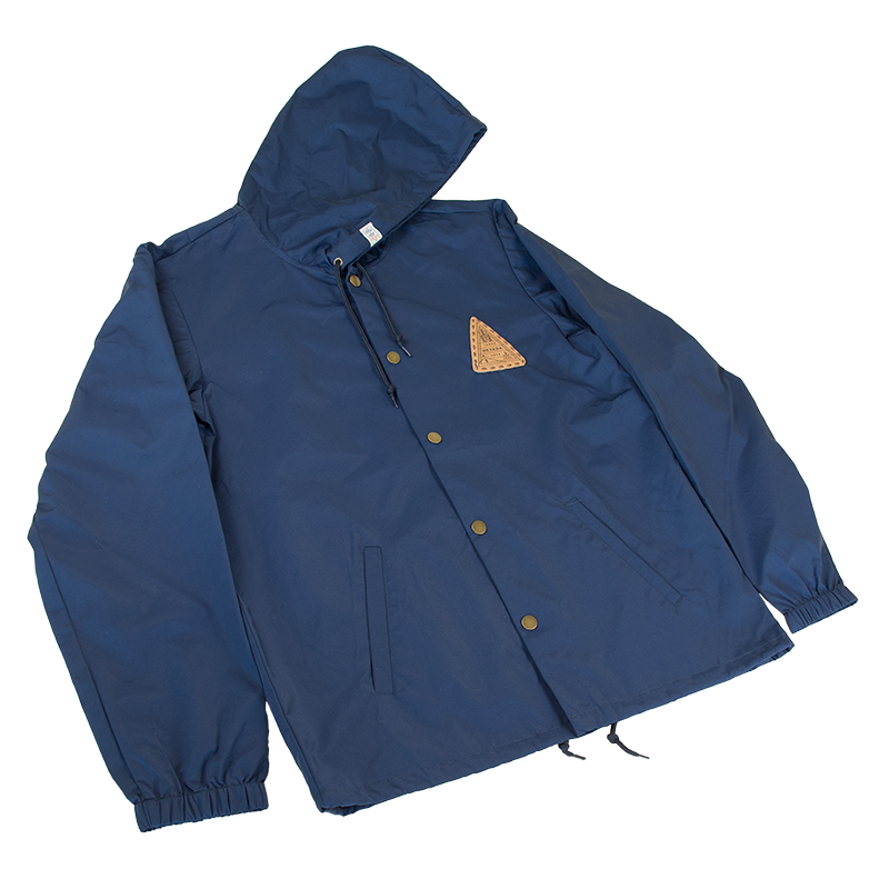 Hooded Windbreaker Coaches Jacket