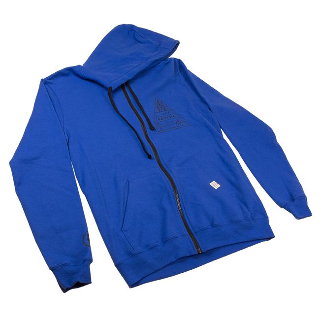 Triangle Badge Full-Zip Hoodie